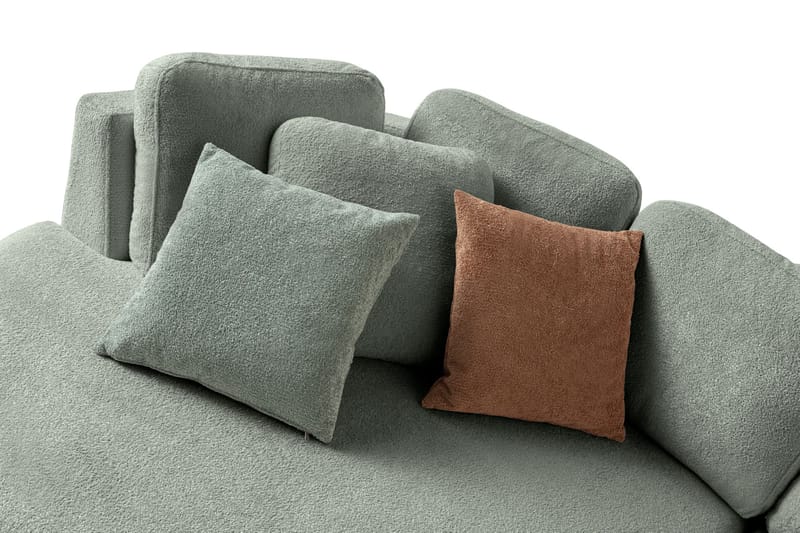 Hjørnesofa Atelier Del Sofa Venezia Venstre (310 x 75 x 105 cm) Liquid Green - Liquid Green - Møbler - Sofaer - Hjørnesofaer