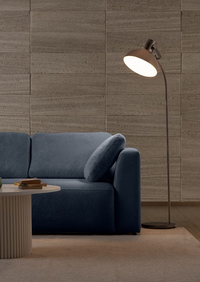 Hjørnesofa Atelier Del Sofa Venezia Venstre (310 x 75 x 105 cm) Marineblå - Marineblå - Møbler - Sofaer - Hjørnesofaer