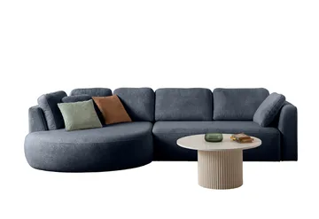 Hjørnesofa Atelier Del Sofa Venezia Venstre (310 x 75 x 105 cm) Marineblå - Marineblå - Møbler - Sofaer - Hjørnesofaer