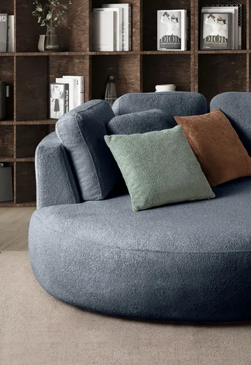Hjørnesofa Atelier Del Sofa Venezia Venstre (310 x 75 x 105 cm) Marineblå - Marineblå - Møbler - Sofaer - Hjørnesofaer