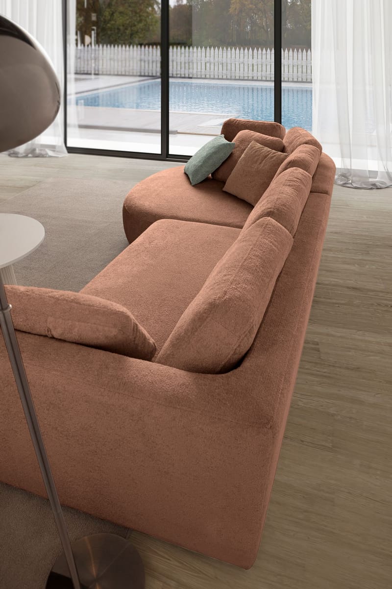 Hjørnesofa Atelier Del Sofa Venezia Venstre (310 x 75 x 105 cm) Mink - Mink - Møbler - Sofaer - Hjørnesofaer