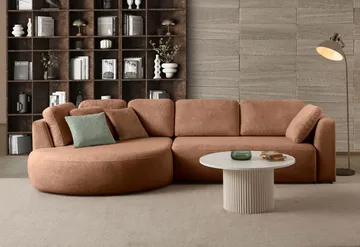 Hjørnesofa Atelier Del Sofa Venezia Venstre (310 x 75 x 105 cm) Mink - Mink - Møbler - Sofaer - Hjørnesofaer