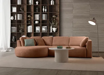 Hjørnesofa Atelier Del Sofa Venezia Venstre (310 x 75 x 105 cm) Mink - Mink - Møbler - Sofaer - Hjørnesofaer