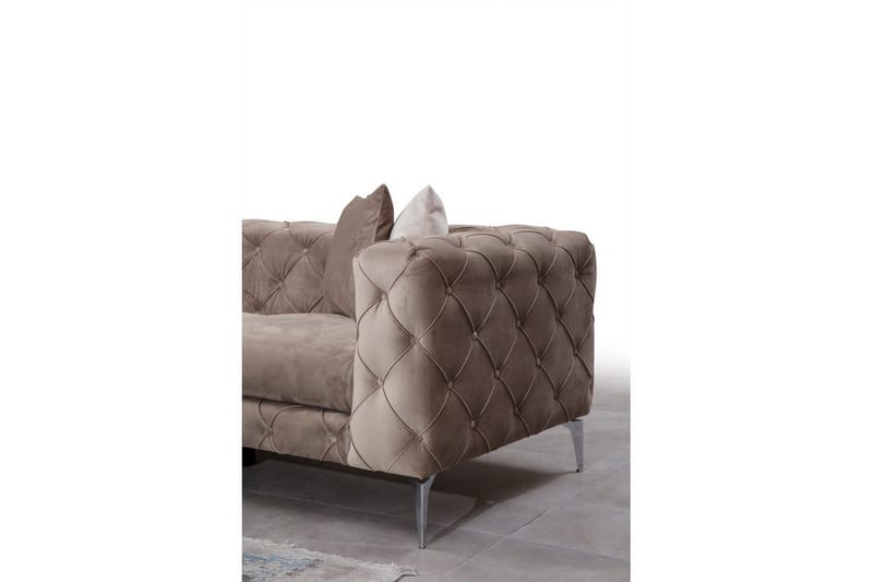 Hjørnesofa Beachport Beige - Beige - Møbler - Sofaer - Hjørnesofaer