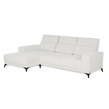 Hjørnesofa Ekorna Venstre - lys beige - Møbler - Sofaer - Hjørnesofaer