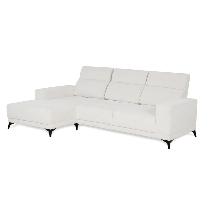 Hjørnesofa Ekorna Venstre - lys beige - Møbler - Sofaer - Hjørnesofaer