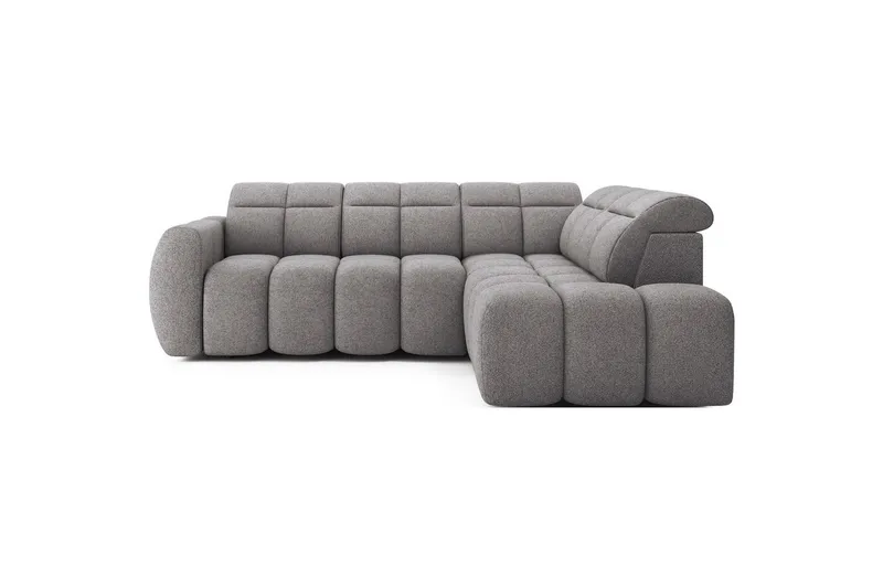 Hjørnesofa Eltap Flconn 258x208x107 cm, Sola 04, Grå, Høyre