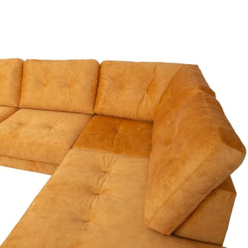 Hjørnesofa Ivarby Gul Høyre - gul - Møbler - Sofaer - Fløyelssofaer