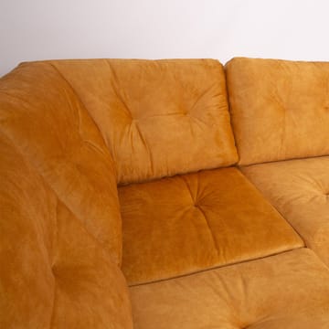 Hjørnesofa Ivarby Gul Venstre - gul - Møbler - Sofaer - Fløyelssofaer