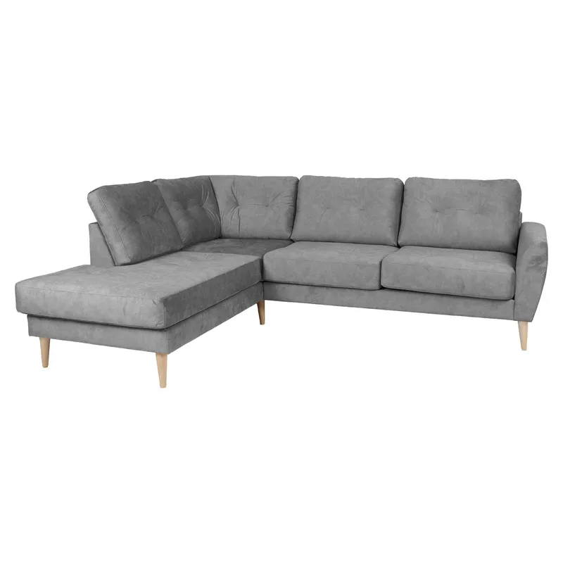 Hjørnesofa Ivarby Venstre, grå