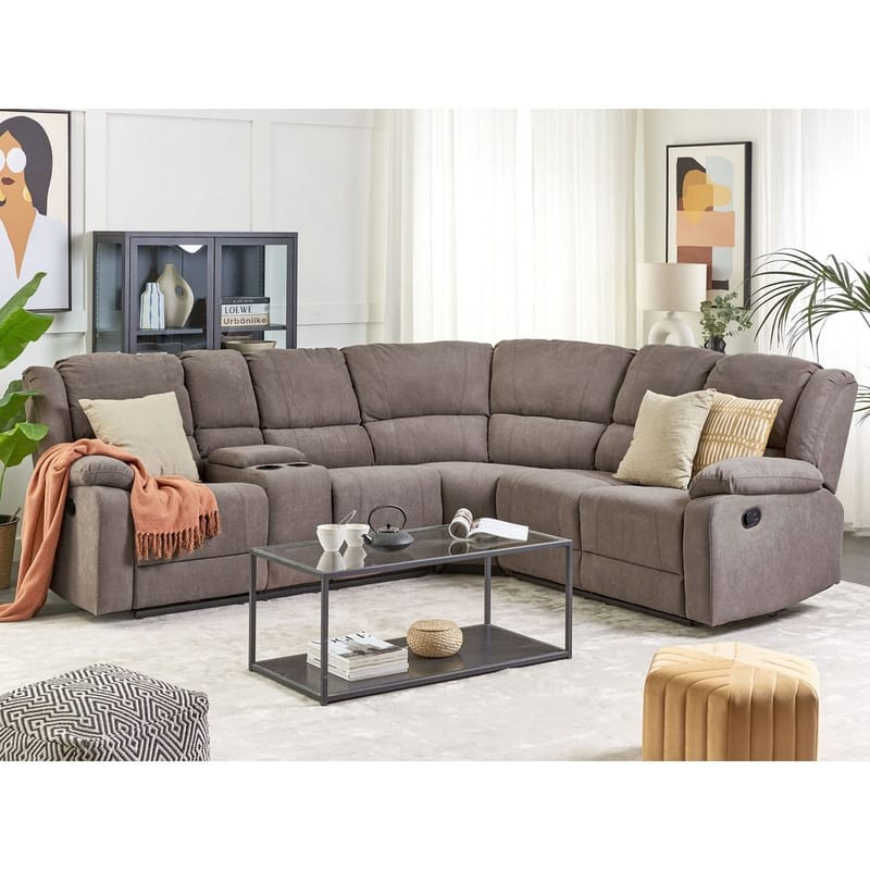 Hjørnesofa Manuell Rokke - Møbler - Sofaer - Reclinersofaer