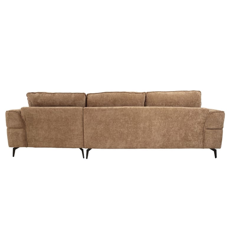 Hjørnesofa Monar Høyre - beige - Møbler - Sofaer - Fløyelssofaer
