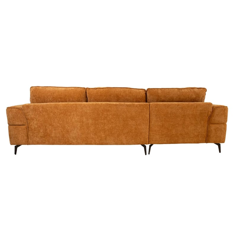 Hjørnesofa Monar Venstre - brun - Møbler - Sofaer - Fløyelssofaer