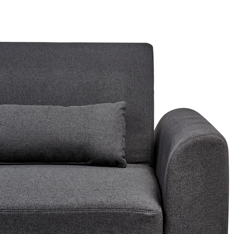 Hjørnesofa Ollsta høyrevendt - Svart - Møbler - Sofaer - Sovesofaer - Langsgående sovesofa