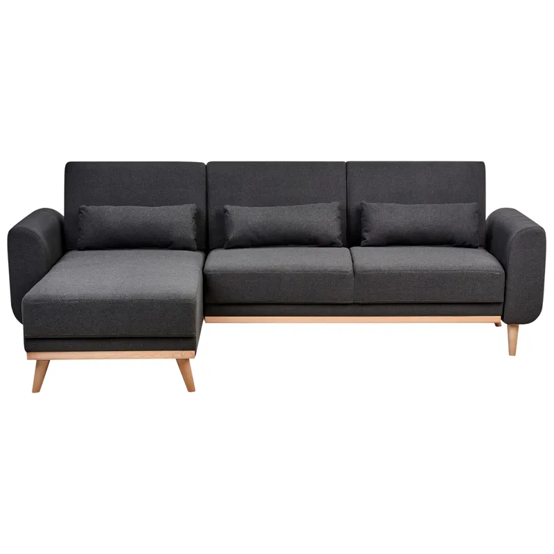 Hjørnesofa Ollsta høyrevendt, Svart
