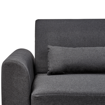 Hjørnesofa Ollsta venstrevendt - Svart - Møbler - Sofaer - Sovesofaer - Langsgående sovesofa