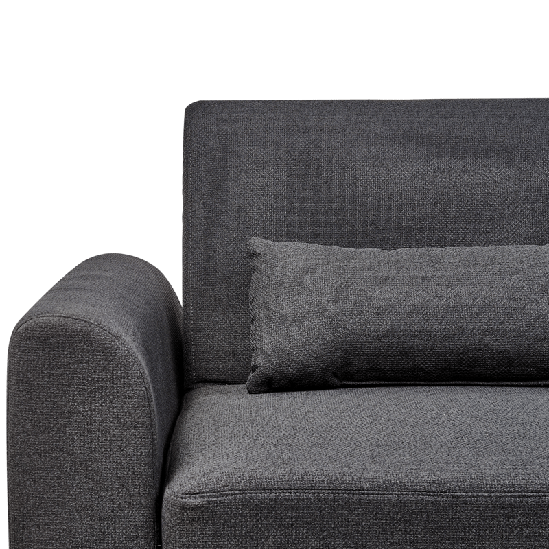 Hjørnesofa Ollsta venstrevendt - Svart - Møbler - Sofaer - Sovesofaer - Langsgående sovesofa