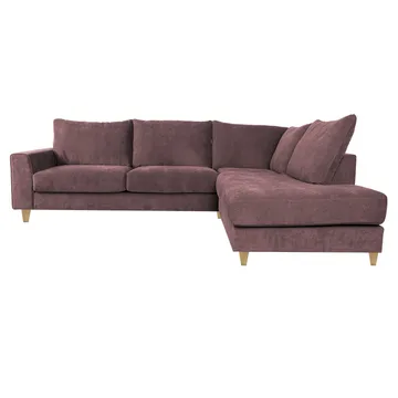 Hjørnesofa Terin Høyre - grårosa - Møbler - Sofaer - Hjørnesofaer