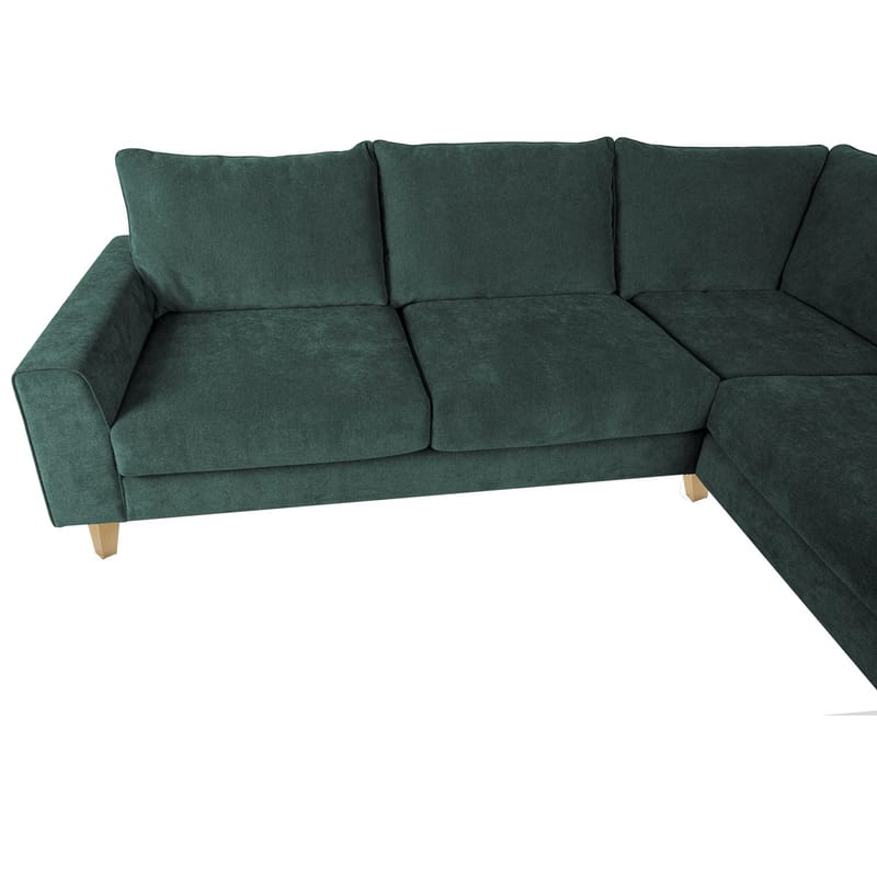 Hjørnesofa Terin Høyre - grønn - Møbler - Sofaer - Hjørnesofaer