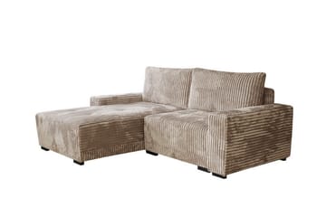 3-seters Hjørnesofa Denegal - Beige - Møbler - Sofaer - Hjørnesofaer