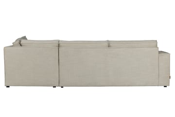 3-Seters Sofa Bordenliss med Sjeselong Høyre - Beige - Møbler - Sofaer - Hjørnesofaer