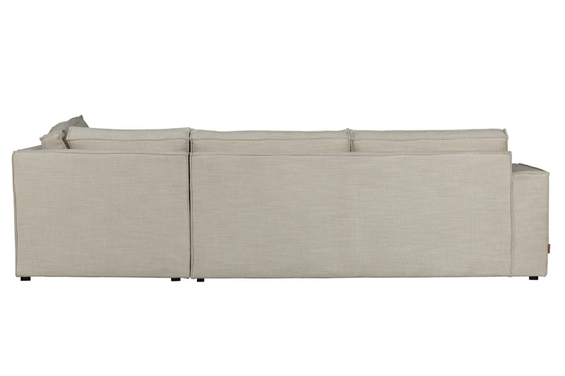 3-Seters Sofa Bordenliss med Sjeselong Høyre - Beige - Møbler - Sofaer - Hjørnesofaer