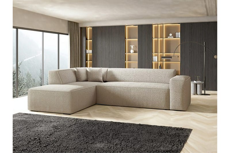 4-seters Hjørnesofa Kintore - Beige - Hjørnesofaer