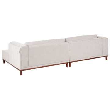 4-seters sofa Veng - Lys brun - Møbler - Sofaer - Sofaer med sjeselong - 4 seters sofa med divan