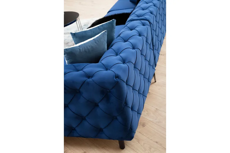 Beachport Hjørnesofa 6-seters - Blå - Møbler - Sofaer - Hjørnesofaer