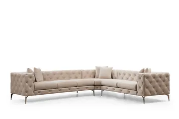 Beachport Stor Hjørnesofa 6-seters L-formet