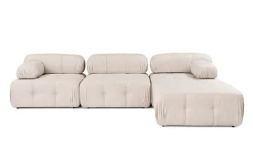 Belgin Hjørnesofa 3-seter - Lyse brun - Møbler - Sofaer - Modulsofaer - Komplett modulsofa