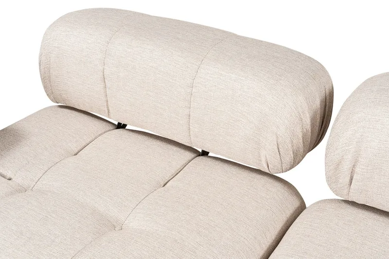 Belgin Hjørnesofa 3-seter - Lyse brun - Møbler - Sofaer - Modulsofaer - Komplett modulsofa