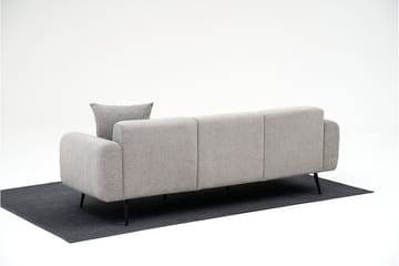 Caseira Hjørnesofa 3-seter - Lysegrå - Møbler - Sofaer - 4 seter sofa