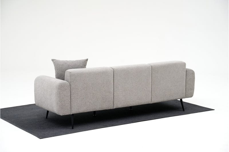 Caseira Hjørnesofa 3-seter - Lysegrå - Møbler - Sofaer - 4 seter sofa