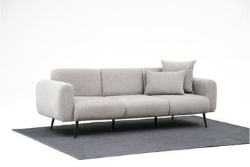 Caseira Hjørnesofa 3-seter - Lysegrå - Møbler - Sofaer - 4 seter sofa