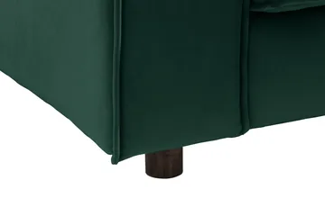 Cloudia Hjørnesofa Fløyel - Grønn - Møbler - Sofaer - Hjørnesofaer