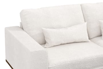 Copenhagen 6-seters L-formet Hjørnesofa i Bouclé - Hvit - Møbler - Sofaer - Hjørnesofaer