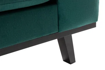 Copenhagen 6-seters L-formet Hjørnesofa i Fløyel - Grønn - Møbler - Sofaer - Hjørnesofaer