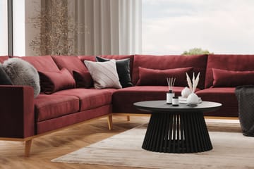 Copenhagen 6-seters L-formet Hjørnesofa i Fløyel - Lilla - Møbler - Sofaer - Hjørnesofaer