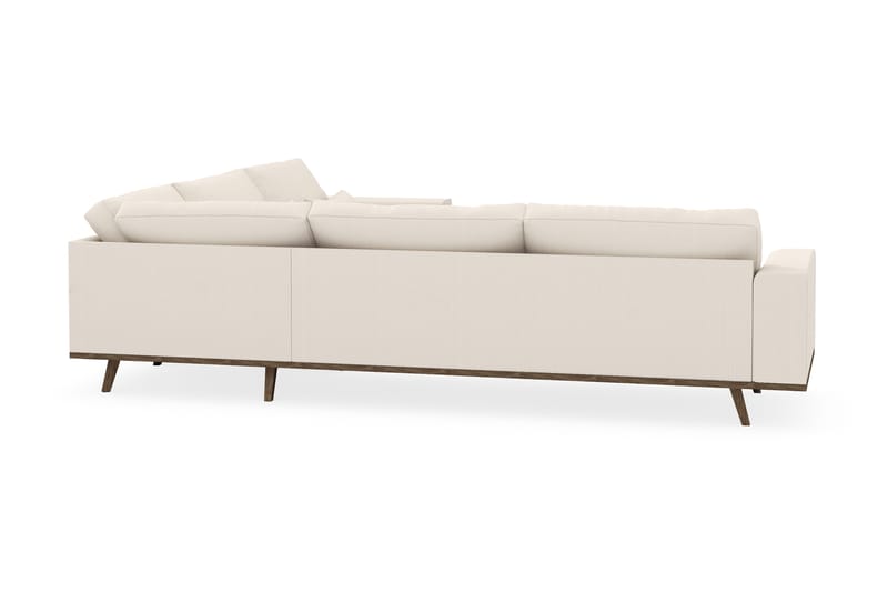 Copenhagen 6-seters L-formet Hjørnesofa i Manchester - Beige - Møbler - Sofaer - Hjørnesofaer