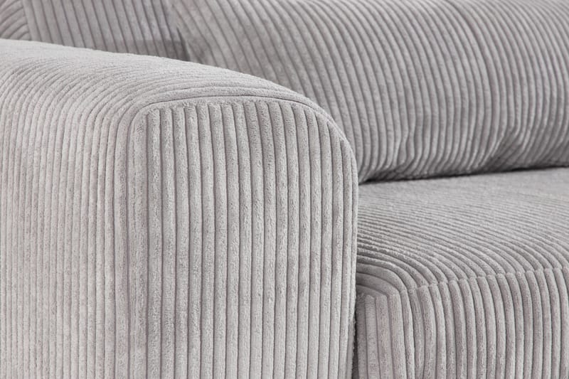 Copenhagen 6-seters L-formet Hjørnesofa i Manchester - Lys grå - Møbler - Sofaer - Hjørnesofaer