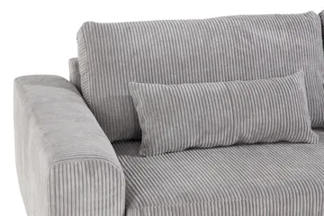 Copenhagen 6-seters L-formet Hjørnesofa i Manchester - Lys grå - Møbler - Sofaer - Hjørnesofaer