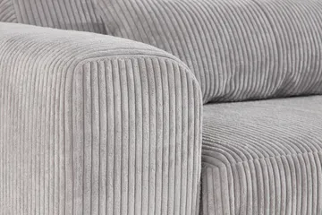 Copenhagen 6-seters L-formet Hjørnesofa i Manchester - Lys grå - Møbler - Sofaer - Hjørnesofaer