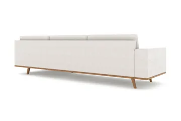 Copenhagen 6-seters L-formet Hjørnesofa i Stoff - Lys grå - Møbler - Sofaer - Hjørnesofaer