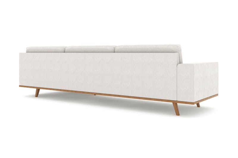 Copenhagen 6-seters L-formet Hjørnesofa i Stoff - Lys grå - Møbler - Sofaer - Hjørnesofaer