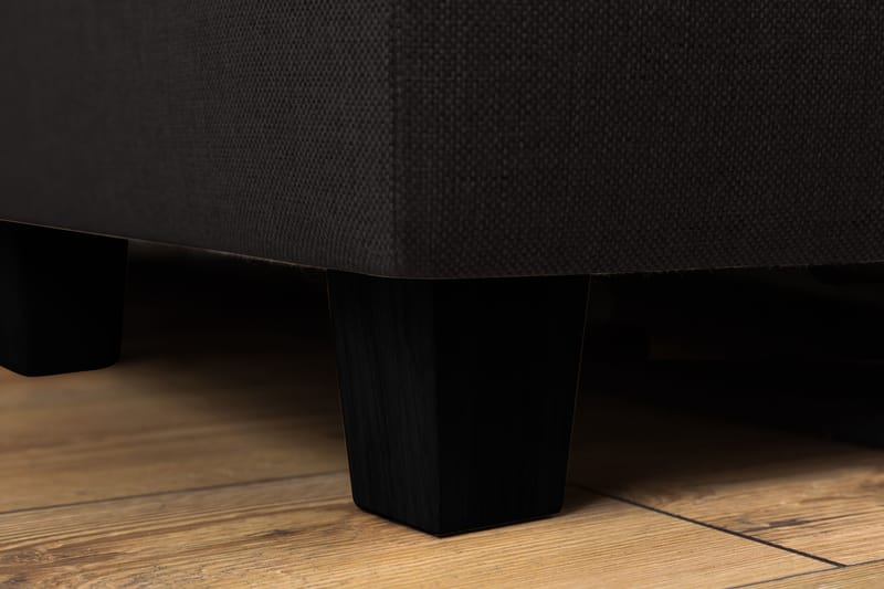 Crazy 5-seters Vendbar L-formet Large Hjørnesofa i Stoff - Antrasitt - Møbler - Sofaer - Hjørnesofaer