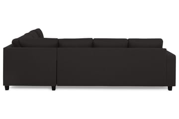 Crazy 5-seters Vendbar L-formet Large Hjørnesofa i Stoff - Antrasitt - Møbler - Sofaer - Hjørnesofaer