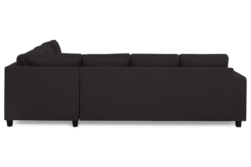 Crazy 5-seters Vendbar L-formet Large Hjørnesofa i Stoff - Antrasitt - Møbler - Sofaer - Hjørnesofaer