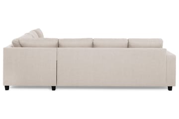Crazy 5-seters Vendbar L-formet Large Hjørnesofa i Stoff - Beige - Møbler - Sofaer - Hjørnesofaer
