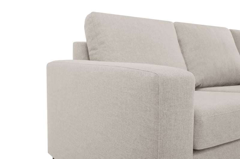 Crazy 5-seters Vendbar L-formet Large Hjørnesofa i Stoff - Beige - Møbler - Sofaer - Hjørnesofaer